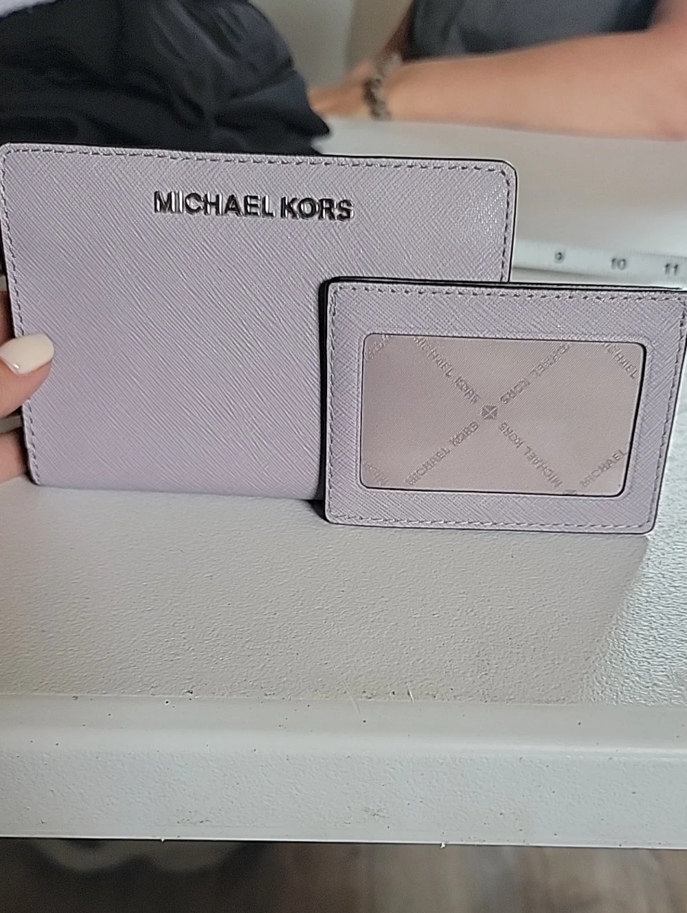 Michael Kors Lilac Saffiano  Card Wallet